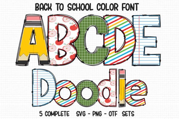 Back to School: A Creative Font for Playful Projects