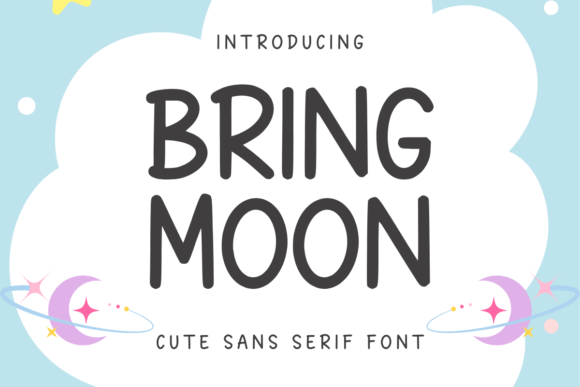 Bring Moon: A Whimsical Font for Creative Projects