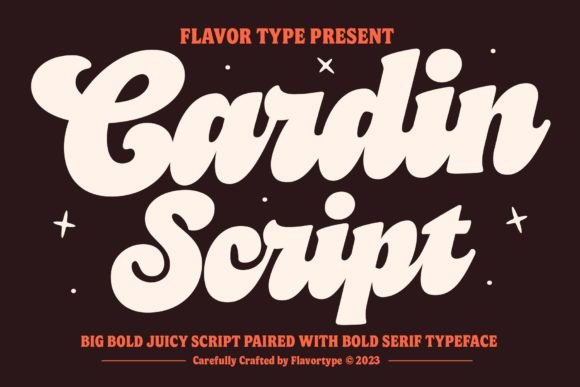 Cardin Duo: A Bold Font Pairing for Creative Projects