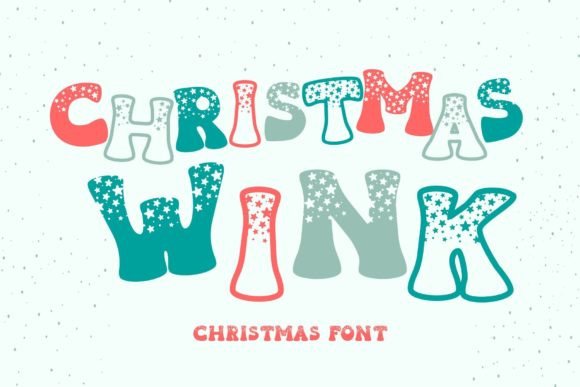Christmas Wink: A Playful Font for Festive Design