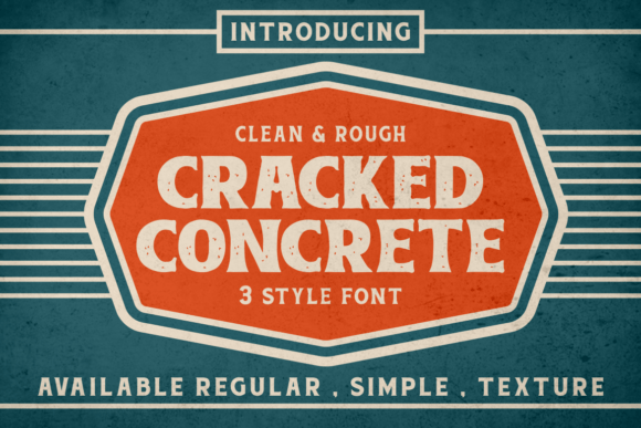 Cracked Concrete: A Vintage Serif for Timeless Design