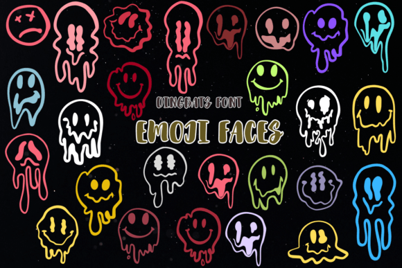 Emoji Faces: The Expressive Sketched Font for Creative Projects