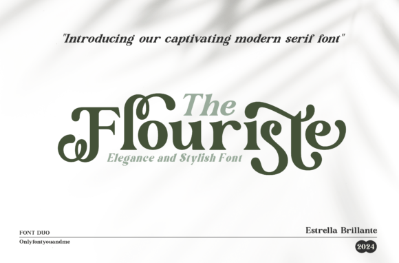 Flouriste: Elevating Your Brand with Elegant Serif Style