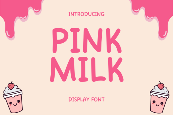 Pink Milk: A Playful Handwritten Font for Creative Projects