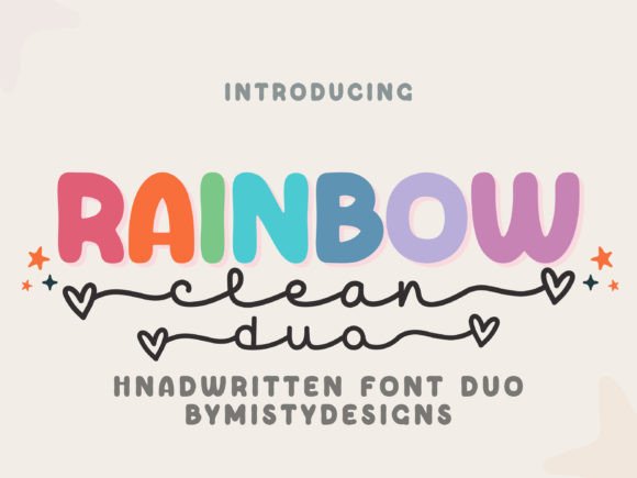 Rainbow Duo: Infusing Joy into Modern Typography