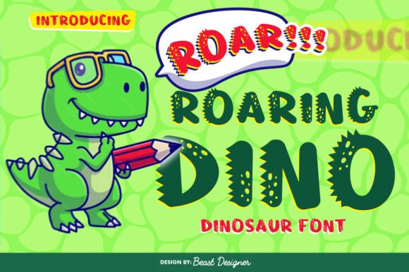 Roaring Dino: A Typeface with Prehistoric Punch