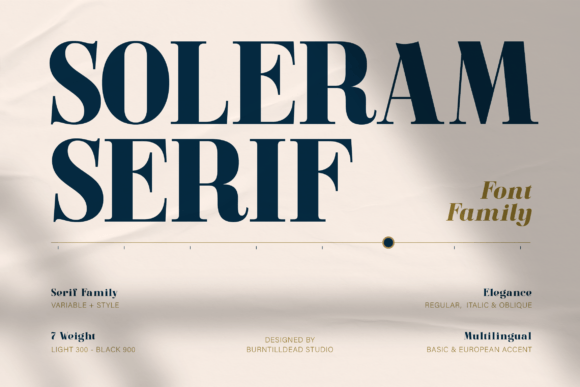 Soleram: The Elegant Serif for Modern Creators