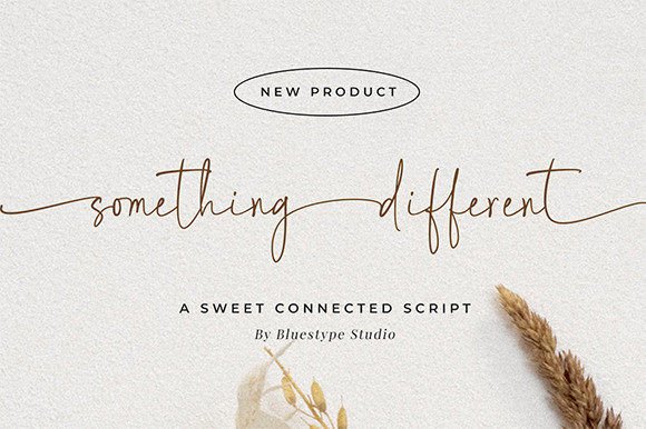 Something Different: A Handwritten Font with a Beautiful Twist