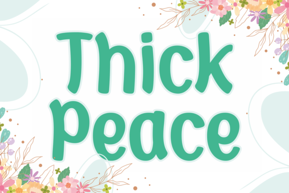 Thick Peace: Adding Joyful Character to Your Projects